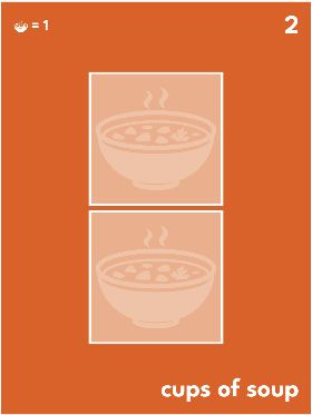 2 cups of soup