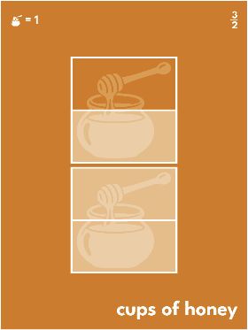 3/2 cups of honey