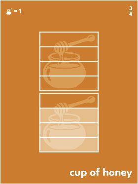 3/4 cups of honey