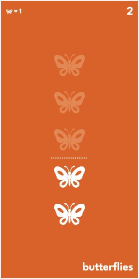 2 butterflies