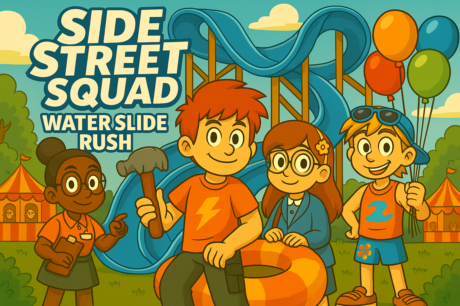 Side Street Squad: Water Slide Rush